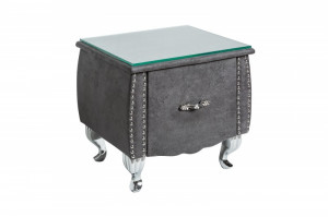 NOPTIERA 45CM, EXTRAVAGANCIA, COD 39356, GRI, STIL MODERN - Img 6
