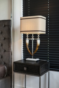 NOPTIERA BLACKBONE, NEGRU RUSTIC/CROM, DIN FURNIR DE STEJAR SI METAL, RICHMOND INTERIORS - Img 3