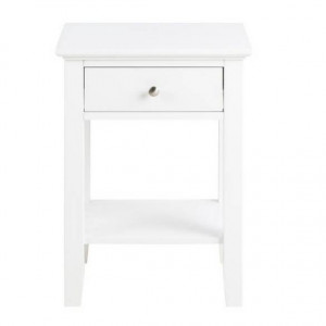 NOPTIERA LINNEA, ALBA, CONFECTIONATA DIN MDF, STIL CLASIC - Img 3