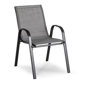 OFERTA 2026!!! SET MOBILIER DE GRADINA/TERASA, MINNESOTA, ARTIM MEBLE, DIN METAL, TECHNORATAN SI STICLA, CULOARE GRI - Img 4