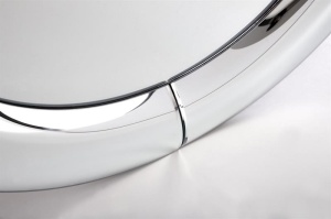 OGLINDA DE PERETE, IVORY, 120X80CM, ARGINTIE, ARTIM GROUP SELECTION - Img 5