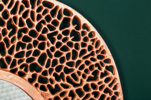 OGLINDA, LEAF L 110CM, COD 40875, STICLA SI METAL, DESIGN MODERN - Img 3