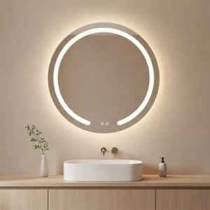 OGLINDA PENTRU BAIE, CU LED, MODERN 70 CM, CALITATE SUPERIOARA - Img 3