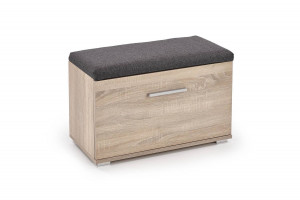 PANTOFAR LIMA ST-2, GRI/STEJAR SONOMA, DIN PAL MELAMINAT, STIL MODERN, HALMAR - Img 1