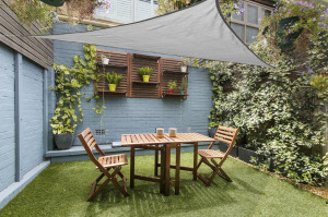 PARASOLAR GARDEN GRI 3X3X3 M REZISTENT LA APA - Img 4