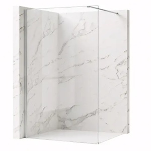 PARAVAN DE DUS FLEXI 80, TRANSPARENT/CROM, CALITATE SUPERIOARA
