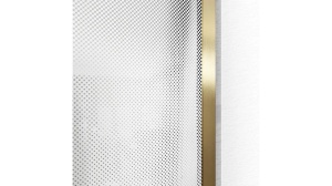 PARAVAN DE DUS REA AERO OMBRE, 90CM, AURIU PERIAT/ALB, DIN STICLA, CALITATE SUPERIOARA - Img 3