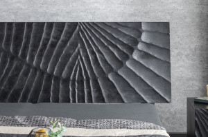 PAT 180X200CM, SCORPION, DIN LEMN MASIV MANGO NEGRU, SCULPTAT MANUAL, ARTIM GROUP SELECTION - Img 7
