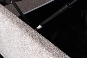 PAT DORMITOR, ART DECO 180X200CM, DIN TEXTIL BOUCLE SI SPATIU DEPOZITARE, CULOARE GRI, ARTIM GROUP SELECTION - Img 10