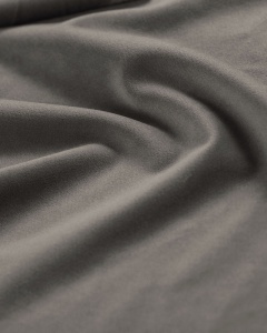 PAT KAELLE, 200X200 CM, GRI DESCHIS, CU SOMIERA RABATABILA, TAPITAT CU TAPITERIE DIN TEXTIL CATIFEA BLUVEL, MICADONI - Img 6