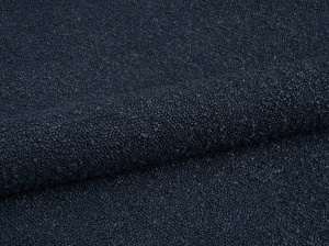 PAT TAPITAT, OVALO, 180x200, ALBASTRU INCHIS, SOMIERA RABATABILA, CU TAPITERIE DIN TEXTIL BOUCLE BALOO, MICADONI - Img 5
