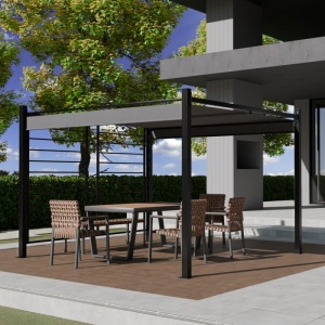 PAVILION DE GRADINA ELIS 3X3M, CU SCARA LATERALA - Img 3