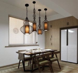 PENDUL AGRA B APP035-1CP, 23x65 cm, NEGRU, DIN OTEL SI METAL DE CALITATE, STIL MODERN, TU - Img 6