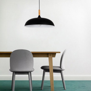 PENDUL ANZO, 18x45/100 cm, NEGRU, DIN ALUMINIU, STIL MODERN, TU - Img 8