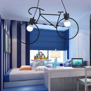 PENDUL BICYCLE APP216-2CP, 68x43 cm, NEGRU, DIN OTEL SI METAL DE INALTA CALITATE, STIL MODERN, TU - Img 7