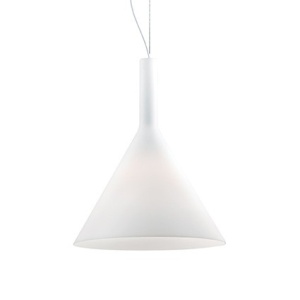 PENDUL COCKTAIL SP1 BIG, ALB, DIN STICLA, STIL MODERN