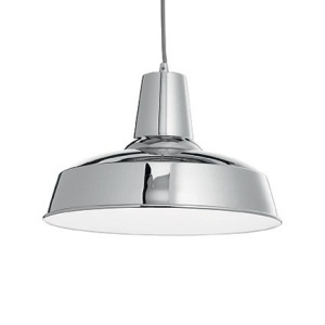 PENDUL DESIGN VINTAGE MOBY SP1 ALUMINIU IDEAL LUX