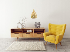 PENDUL GOLD MIRROR APP277-1CP, 17x17 cm, AURIU, DIN METAL, STIL MODERN, TU - Img 3