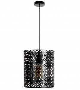 PENDUL LH2043, LOFT STYLE, 22x25/74 cm, NEGRU, DIN OTEL SI METAL DE INALTA CALITATE, STIL MODERN, TU - Img 2