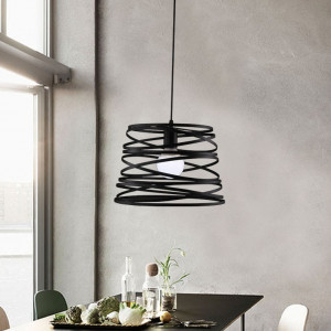 PENDUL METAL LOFT APP201-1CP, 25x33 cm, NEGRU, DIN OTEL SI METAL, STIL MODERN, TU - Img 5