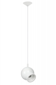PENDUL OJO LONG, ALB, DIN METAL, STIL MODERN - Img 4