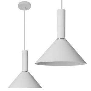 PENDUL OSTI D WHITE / GOLD APP133-1CP, 25x100 cm, ALB, DIN ALUMINIU, STIL MODERN, TU - Img 1