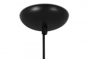 PENDUL SANDRA 30, NEGRU/TRANSPARENT, DIN METAL SI STICLA, STIL MODERN - Img 4