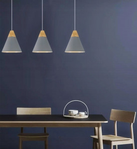 PENDUL SCANDI A APP056, 25x126 cm, ALB, DIN ALUMINIU SI LEMN, STIL MODERN, TU - Img 3