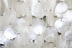PENDUL SHELL RINGS L 1365 DESIGN MODERN - Img 6