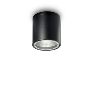 PLAFONIERA GUN PL1 NERO STIL MODERN IDEAL LUX