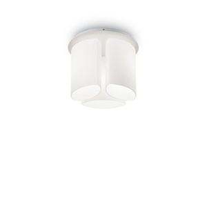 PLAFONIERA MODERNA, ALMOND PL3, ALB, IDEAL LUX
