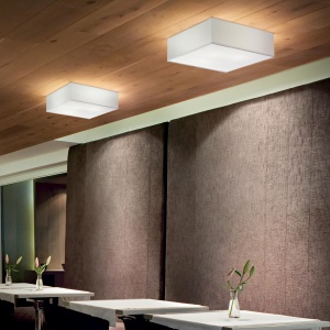 PLAFONIERA RITZ PL4 D50, ALB, DIN METAL, STIL MODERN - Img 2