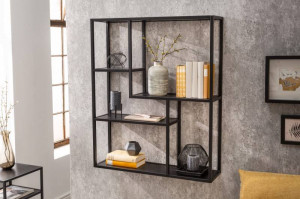 RAFT 90CM, SLIM LINE, COD 42029, DIN METAL SI FURNIR, STIL INDUSTRIAL