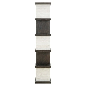 RAFT ORGANIZATOR WALDORF 213083, CONFECTIONAT DIN LEMN, FURNIR, PAL SI PIATRA, CULOARE BEJ/MARO, STIL MODERN - Img 4