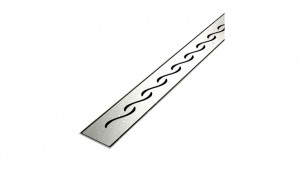 RIGOLA REA, SCURGERE DUS, WAVE 80CM, INOX, CALITATE SUPERIOARA, REA - Img 6