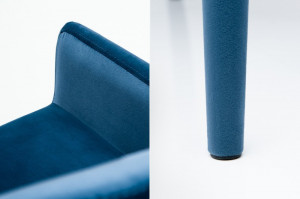 SCAUN ALBASTRU IMPERIAL MILANO 39417 STIL MODERN - Img 5
