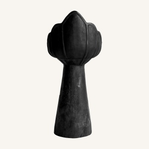 SCAUN BAR HOJA 108CM, DIN LEMN MASIV, SCULPTAT MANUAL, STIL ETNIC, VICAL HOME - Img 3