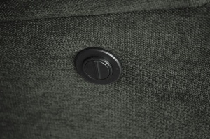 SCAUN CINEMA, HOLLYWOOD, REGLABIL ELECTRIC, REALIZAT DIN MATERIAL TEXTIL DE CULOARE VERDE, INVICTA INTERIOR - Img 4