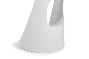 SCAUN DE BAR CAMINO ALB, 70 CM, CONFECTIONAT DIN POLIPROPILENA, STIL MODERN - Img 6
