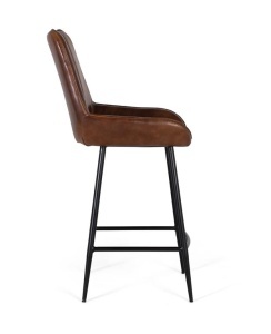 SCAUN DE BAR, COD 2162, DIN PIELE NATURALA SI METAL, ARTIM GROUP SELECTION - Img 3