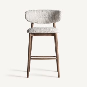 SCAUN DE BAR GERB 105CM, DIN LEMN SI TEXTIL, STIL MODERN, VICAL HOME - Img 2