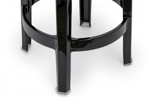 SCAUN DE BAR NEGRU HOKER CHARLES 75, STIL MODERN - Img 4