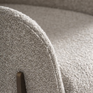 SCAUN DE BAR UELZEN 97CM, DIN METAL SI TEXTIL, STIL MODERN, VICAL HOME - Img 5