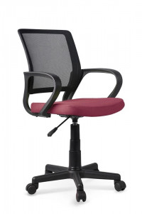 SCAUN DE BIROU PENTRU COPII JOEL ROZ INCHIS/NEGRU STIL MODERN HALMAR