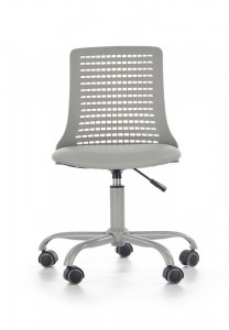 SCAUN DE BIROU PENTRU COPII PURE GRI STIL MODERN HALMAR - Img 3