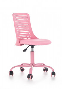 SCAUN DE BIROU PENTRU COPII PURE ROZ STIL MODERN HALMAR - Img 1