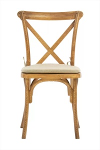 SCAUN DE CAFENEA/RESTAURANT, PLASTIC DE INALTA CALITATE, BOHO, DE CULOARE NATUR - Img 3