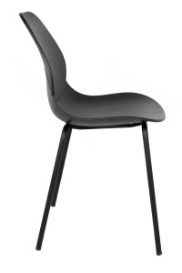 SCAUN DINING ARIA NEGRU, CONFECTIONAT DIN POLIPROPILENA SI METAL, STIL MODERN - Img 2