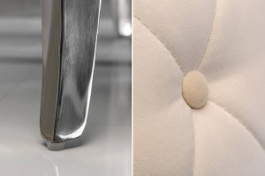 SCAUN DINING, BAROCK, DIN METAL SI CATIFEA BEJ, DESIGN BAROC, ARTIM GROUP SELECTION - Img 6