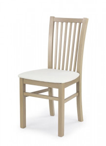 SCAUN DINING JACEK STEJAR SONOMA/CREM MADRYT121 STIL CLASIC HALMAR - Img 1